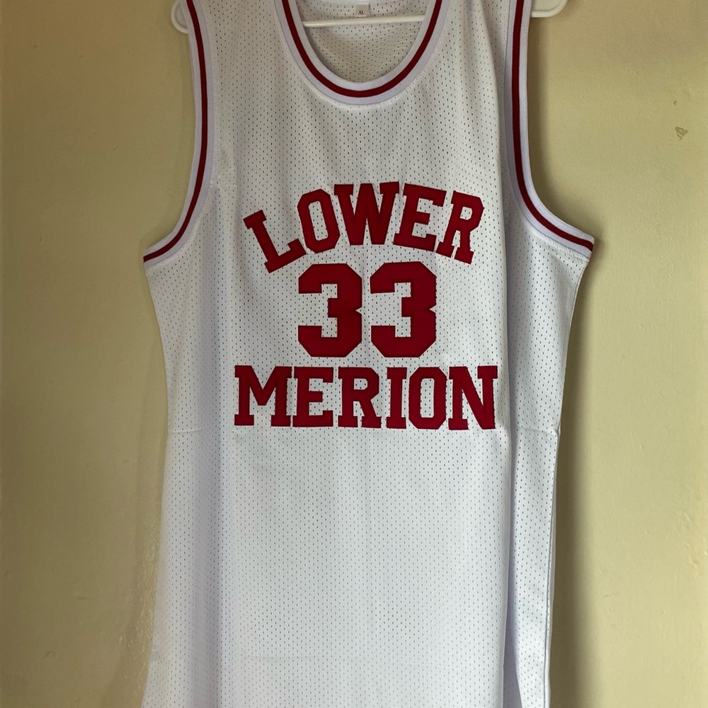 kobe embroidered lower merion high school basketball jersey